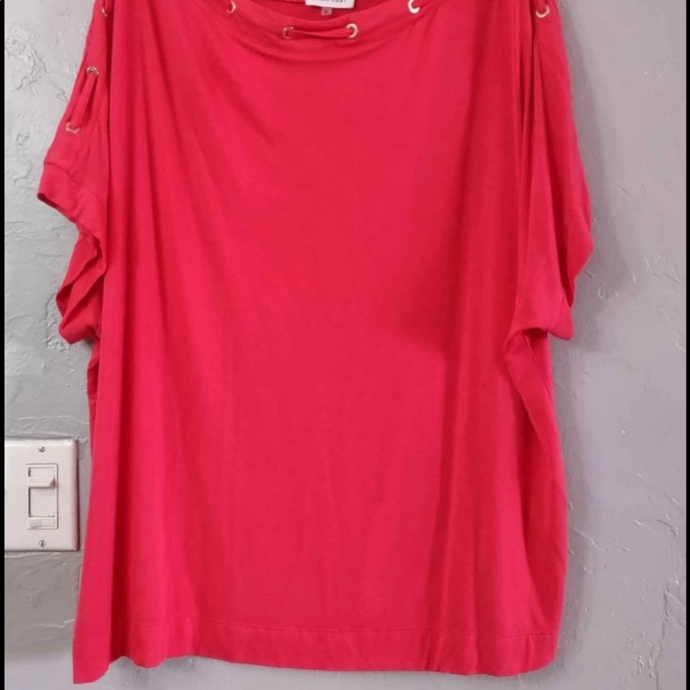 Calvin Klein Blouse 2x Salmon colored